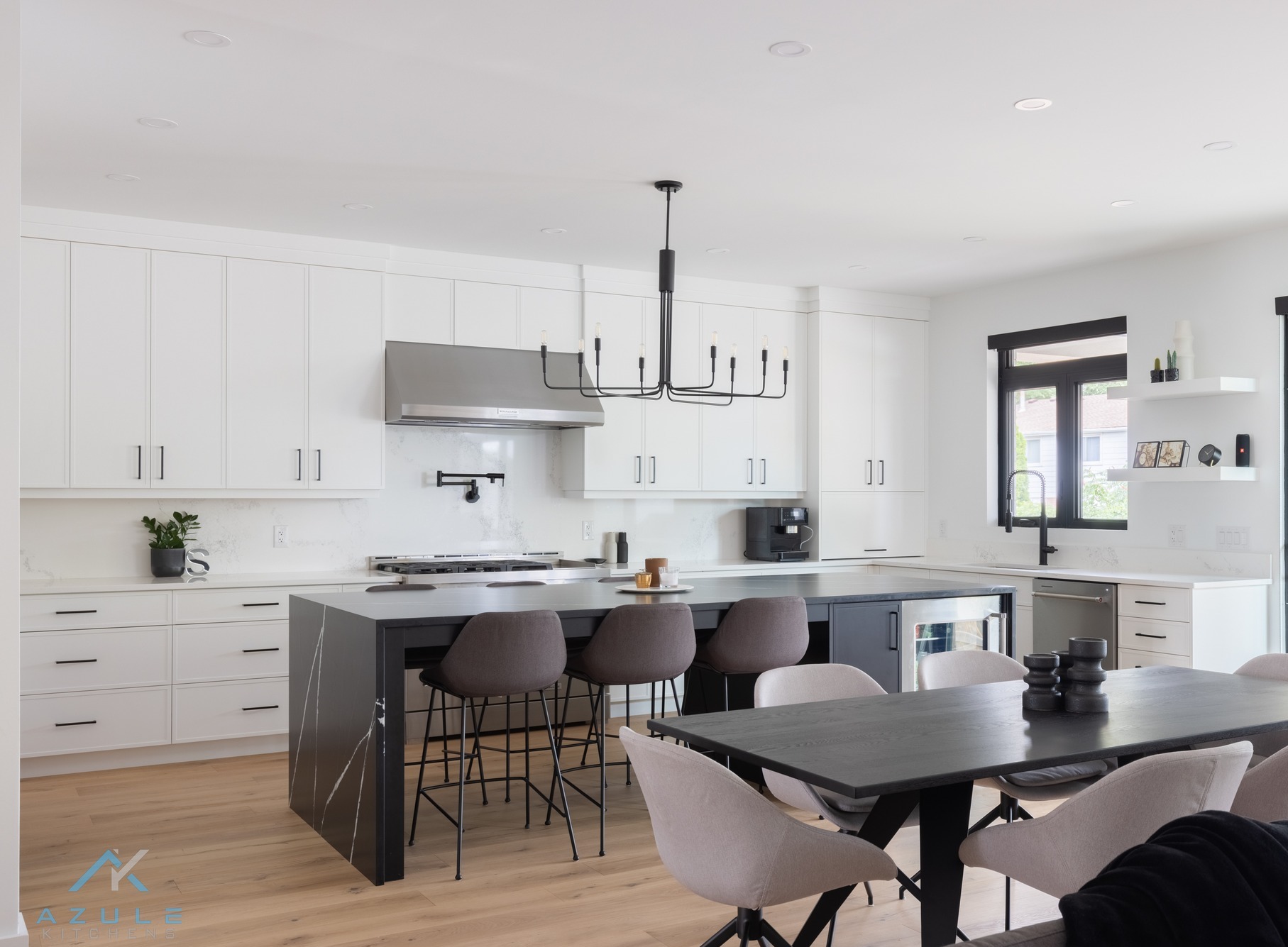 Gorgeous modern yet transitional kitchen