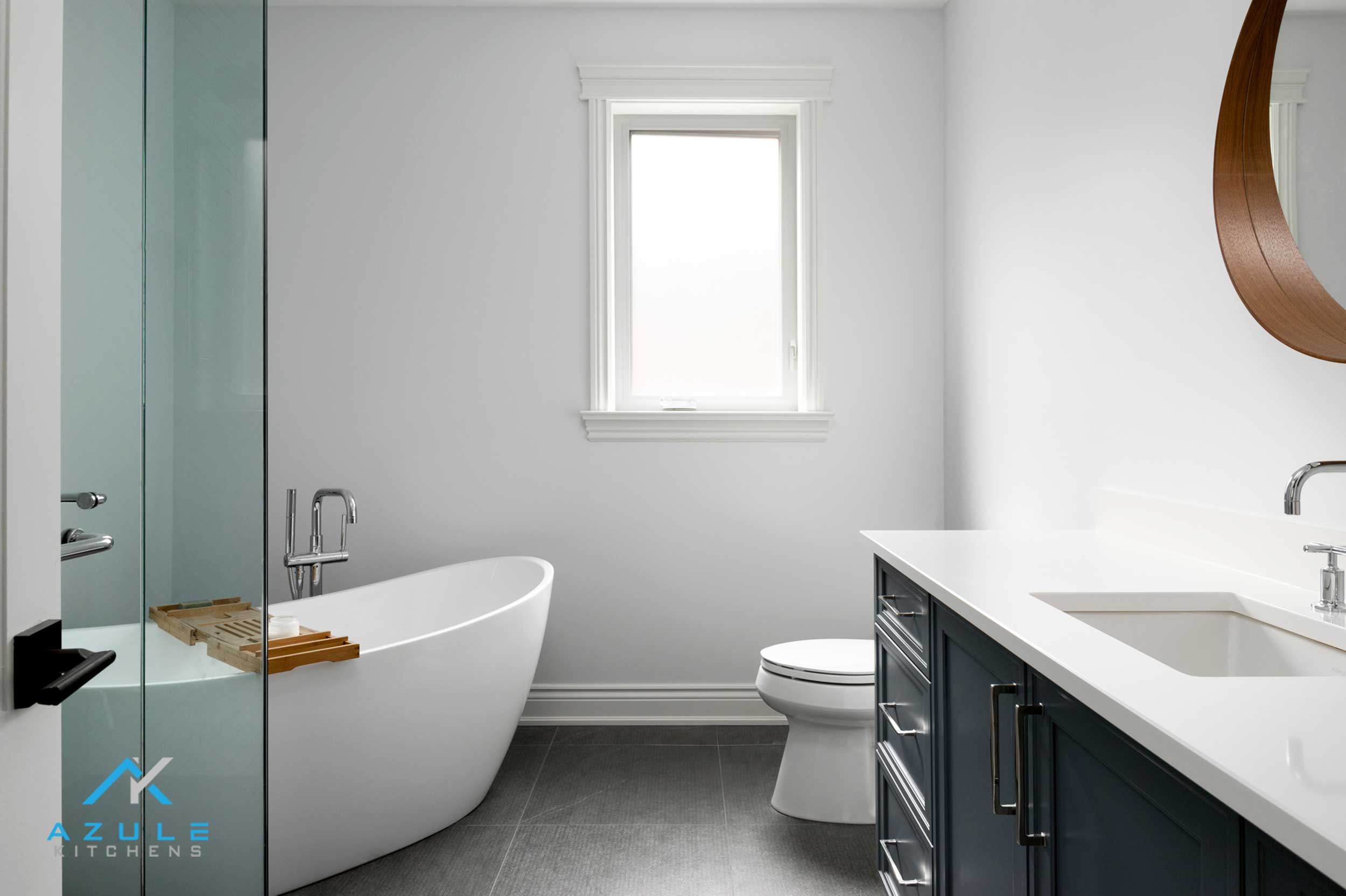 Beautiful Master Ensuite Custom Vanity Bathroom